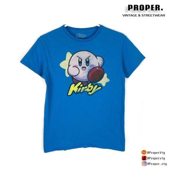 Kirby T Shirt Tee Anime Cartoon Video game - Picture 1 of 3